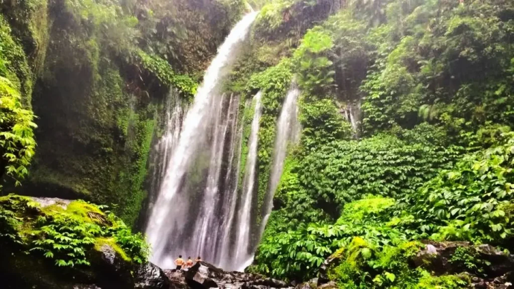 Pemandangan Air Terjun Tiu Kelep yang mengagumkan untuk Paket Tour Lombok 4H3M A