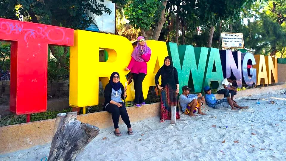 Tamu Lombok Travelmate di tulisan Trawangan, Gili Trawangan